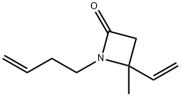 2-Azetidinone,1-(3-butenyl)-4-ethenyl-4-methyl-(9CI) Struktur