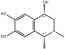 4,6,7-Isoquinolinetriol,1,2,3,4-tetrahydro-1,2-dimethyl-,(1R,4S)-rel-(9CI) Struktur