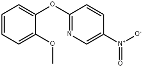 2-(2-Methoxyphenoxy)-5-nitropyridine Struktur