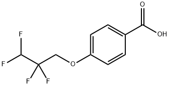 4-(2,2,3,3-tetrafluoropropoxy)benzoic acid Struktur