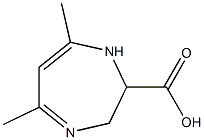 1H-1,4-Diazepine-2-carboxylicacid,2,3-dihydro-5,7-dimethyl-(9CI) Struktur