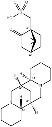 sparteine camsilate  Struktur
