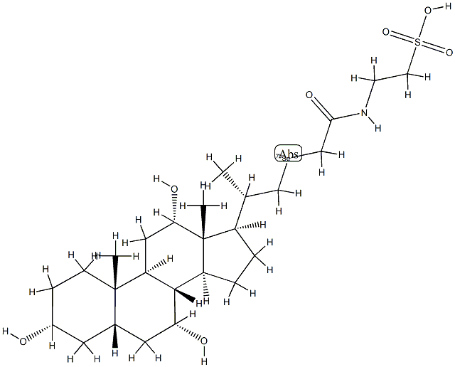 23-seleno-25-homotaurocholic acid Struktur