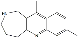 1H-Azepino[4,3-b]quinoline,2,3,4,5-tetrahydro-8,11-dimethyl-(9CI) Struktur