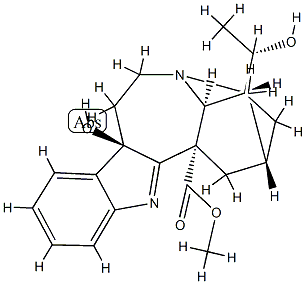 heyneanine hydroxyindolenine Struktur