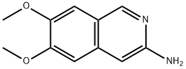 3-Isoquinolinamine,6,7-dimethoxy-(9CI) Struktur