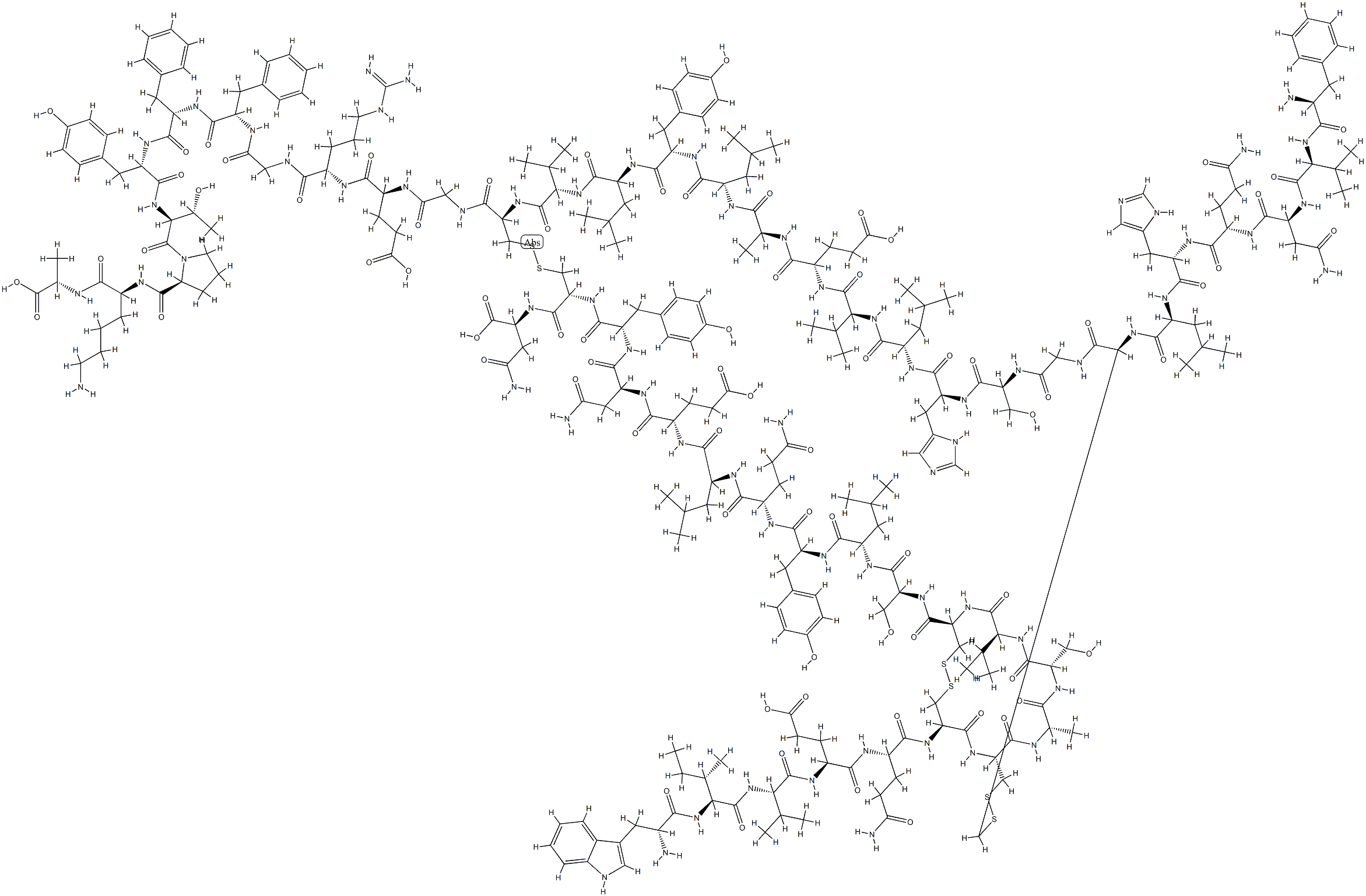 insulin, Trp(A1)- Struktur