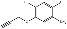 4-chloro-2-fluoro-5-(prop-2-yn-1-yloxy)aniline(WX191843) Struktur