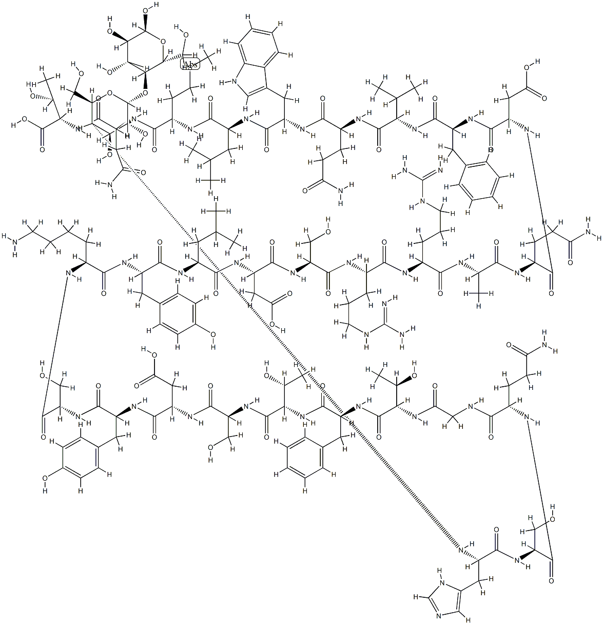 N(alpha)-maltoglucagon Struktur