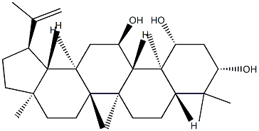 Lup-20(29)-ene-1β,3β,11α-triol Struktur