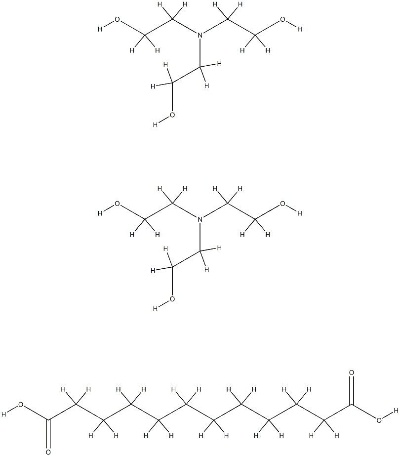 dodecanedioic acid, compound with 2,2',2''-nitrilotriethanol (1:2) Struktur