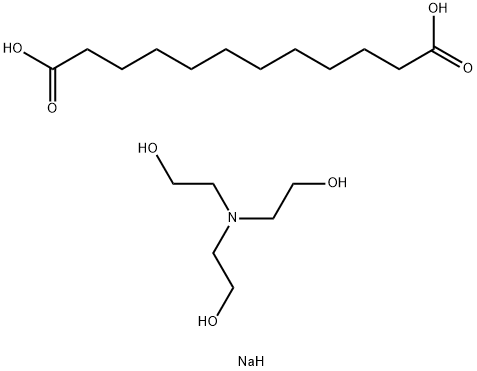 dodecanedioic acid, compound with 2,2',2''-nitrilotriethanol Struktur