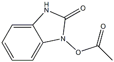 2H-Benzimidazol-2-one,1-(acetyloxy)-1,3-dihydro-(9CI) Struktur