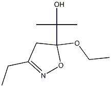 5-Isoxazolemethanol,5-ethoxy-3-ethyl-4,5-dihydro-alpha,alpha-dimethyl-(9CI) Struktur