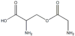 Serine, ester with glycine (6CI,7CI) Struktur