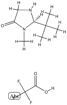 (R)-2-(tert-Butyl)-3-Methyl-4-iMidazolidinone trifluoroacetic acid Struktur