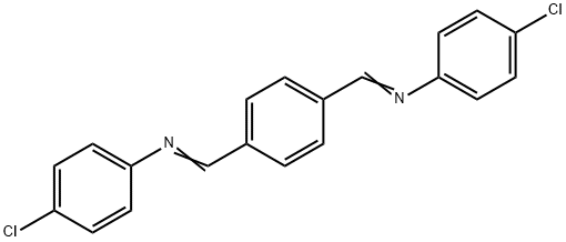 Benzenamine,N,N'-(1,4-phenylenedimethylidyne)bis[4-chloro- Struktur