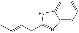 1H-Benzimidazole,2-(2-butenyl)-(9CI) Struktur