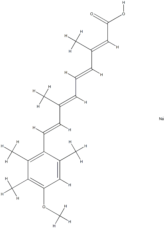Acitretin (sodiuM) Struktur