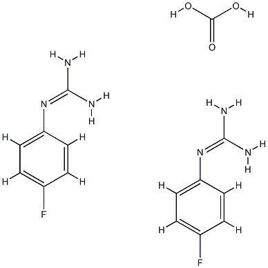 碳酸與N-(4-氟苯基)胍的化合物 結(jié)構(gòu)式