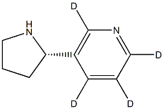 (S)-Nornicotine-d4 Struktur