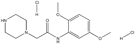 N-(2,5-dimethoxyphenyl)-2-(piperazin-1-yl)acetamide Struktur