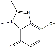4H-Benzimidazol-4-one,3,3a-dihydro-7-hydroxy-2,3-dimethyl-(9CI) Struktur