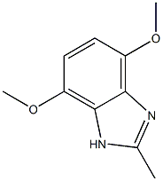 1H-Benzimidazole,4,7-dimethoxy-2-methyl-(9CI) Struktur