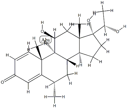 20-dihydrofluorometholone Struktur