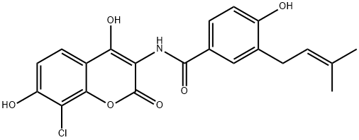 chlorobiocic acid Structure