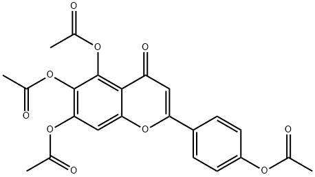 4',5,6,7-Tetrahydroxyflavone tetraacetate