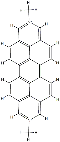 Dimethyldiazaperopyrenium Structure
