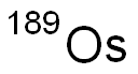 Osmium189 Struktur