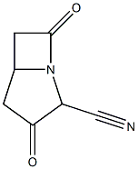 1-Azabicyclo[3.2.0]heptane-2-carbonitrile,3,7-dioxo-(9CI) Structure