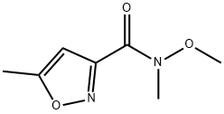 3-Isoxazolecarboxamide,N-methoxy-N,5-dimethyl-(9CI) Struktur