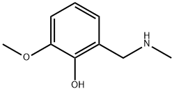 2-methoxy-6-[(methylamino)methyl]phenol Struktur