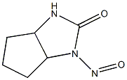 2(1H)-Cyclopentimidazolone,hexahydro-1-nitroso-(8CI,9CI) Struktur