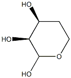 4-Deoxy-L-erythro-pentopyranose Struktur