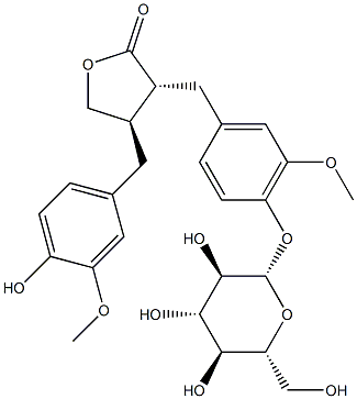 羅漢松脂苷 結(jié)構(gòu)式