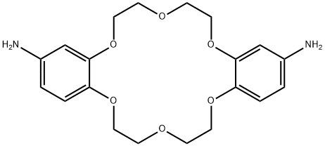 4,5''-DIAMINODIBENZO-18-CROWN-6 (CATALOG # 1216B) Struktur