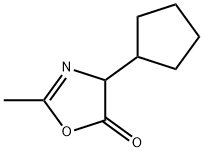 5(4H)-Oxazolone,4-cyclopentyl-2-methyl-(9CI) Struktur