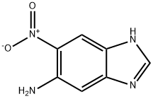 1H-Benzimidazol-5-amine,6-nitro-(9CI) Struktur