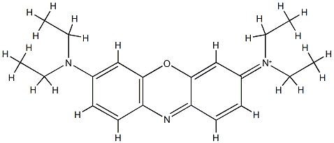 PHENOXAZIN-5-IUM, 3,7-BIS(DIETHYLAMINO)-, 47367-75-9, 結(jié)構(gòu)式
