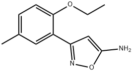 5-Isoxazolamine,3-(2-ethoxy-5-methylphenyl)-(9CI) Struktur