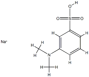 Benzenesulfonic acid,3-(dimethylamino)-, sodium salt (1:1) Struktur