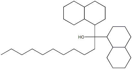α-(Decahydronaphthalen-1-yl)-α-decyldecahydro-1-naphthalenemethanol Structure