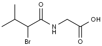 (±)-N-(2-bromo-3-methyl-1-oxobutyl)-glycine 