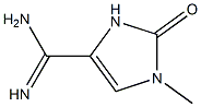 1H-Imidazole-4-carboximidamide,2,3-dihydro-1-methyl-2-oxo-(9CI) Struktur