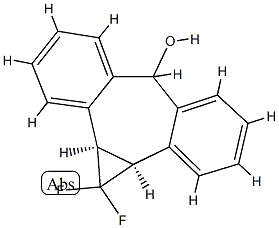 1,1-Difluorocyclopropane Dibenzosuberol Struktur