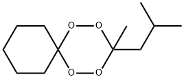 1,2,4,5-Tetraoxaspiro[5.5]undecane,3-methyl-3-(2-methylpropyl)-(9CI) Struktur